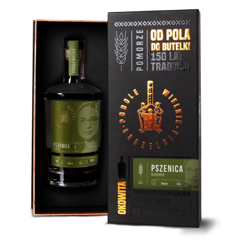 Okowita Podole Wielkie Pszenica 2021 w pudełku Okowita Podole Wielkie Pszenica 2021 w pudełku