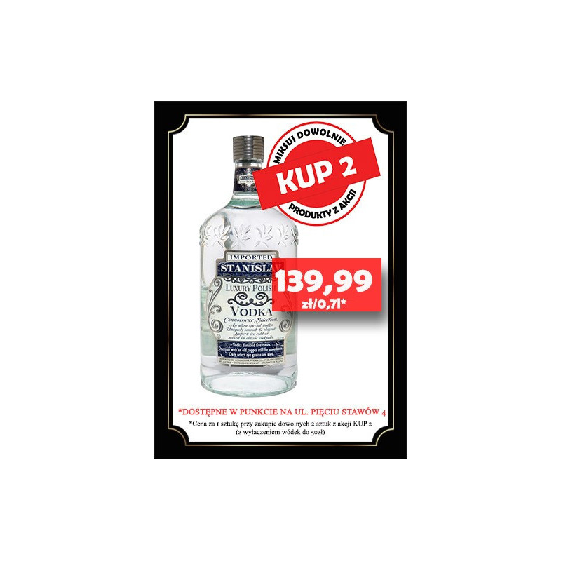 Stanislav Vodka 1,75l Stanislav Vodka 1,75l