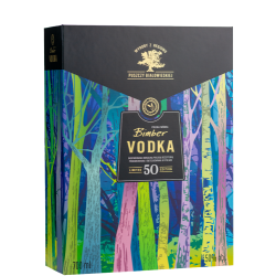 Bimber Wódka Wheat 50% zestaw