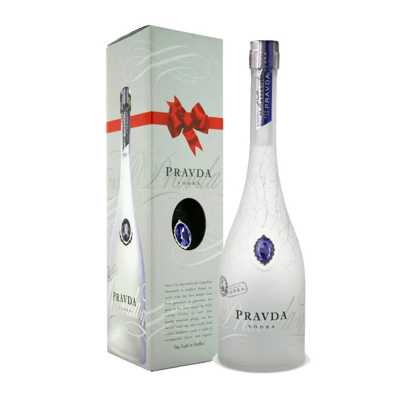 Wódka Pravda wytwarzana jest z luksusowego spirytusu żytniego Wódka Pravda wytwarzana jest z luksusowego spirytusu żytniego