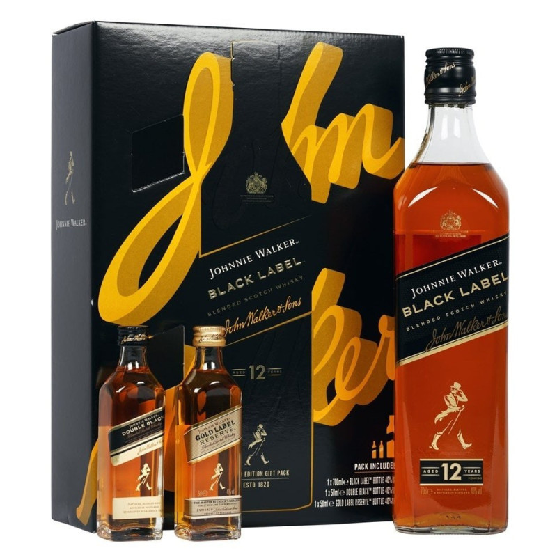 Johnnie Walker Black Label miniaturki Johnnie Walker Black Label miniaturki