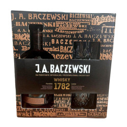 J.A. Baczewski Whisky + szklanki